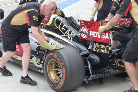 Pastor Maldonado - Lotus - Formel 1 - Test - Bahrain - 28. Februar 2014