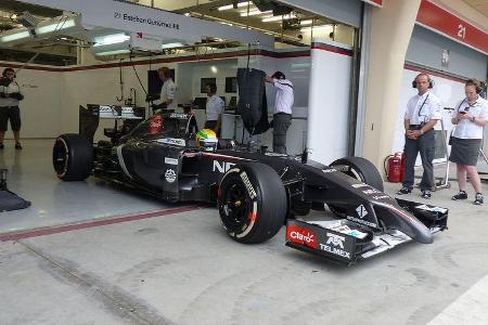 Esteban Gutierrez - Sauber - Formel 1 - Test - Bahrain - 28. Februar 2014