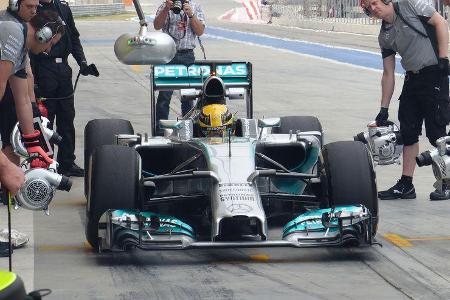 Lewis Hamilton - Mercedes - Formel 1 - Test - Bahrain - 28. Februar 2014