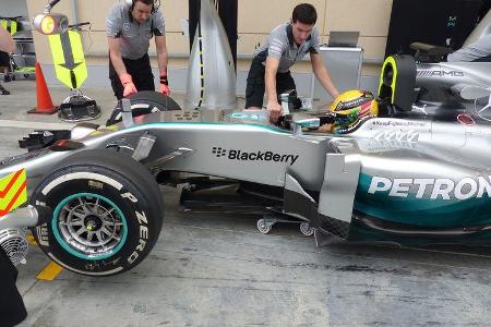 Lewis Hamilton - Mercedes - Formel 1 - Test - Bahrain - 28. Februar 2014