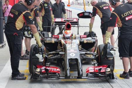 Pastor Maldonado - Lotus - Formel 1 - Test - Bahrain - 28. Februar 2014