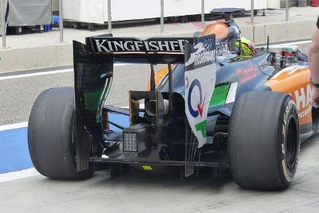 Sergio Perez - Force India - Formel 1 - Test - Bahrain - 28. Februar 2014