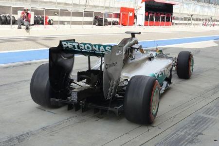 Lewis Hamilton - Mercedes - Formel 1 - Test - Bahrain - 28. Februar 2014