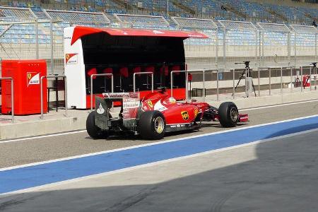 Fernando Alonso - Ferrari - Formel 1 - Test - Bahrain - 28. Februar 2014
