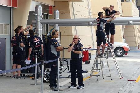 Red Bull - Formel 1 - Test - Bahrain - 28. Februar 2014