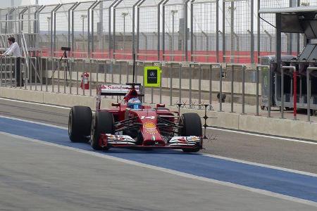 Fernando Alonso - Ferrari - Formel 1 - Test - Bahrain - 28. Februar 2014