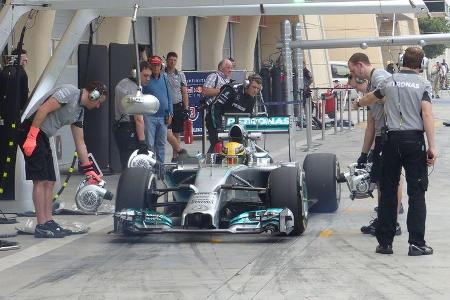 Lewis Hamilton - Mercedes - Formel 1 - Test - Bahrain - 28. Februar 2014