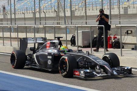 Esteban Gutierrez - Sauber - Formel 1 - Test - Bahrain - 28. Februar 2014
