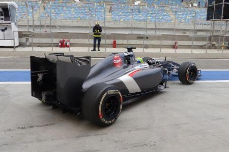Esteban Gutierrez - Sauber - Formel 1 - Test - Bahrain - 28. Februar 2014