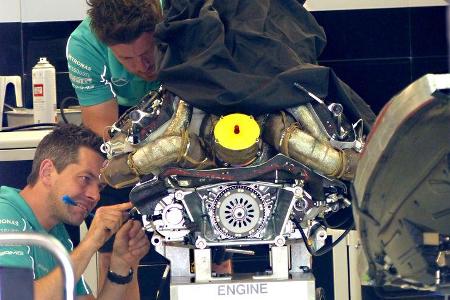 Mercedes - Technik - GP Russland 2014