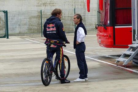 Jean-Eric Vergne & Alain Prost - Formel 1 - GP England - Silverstone - 5. Juli 2014