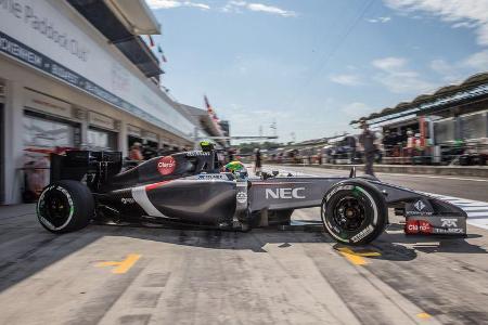 Esteban Gutierrez - GP Ungarn 2014