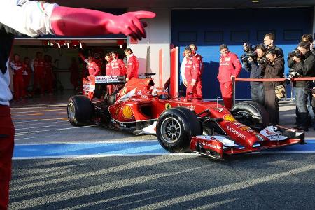 Kimi Räikkönen - Ferrari - Formel 1 - Jerez-Test - 28. Januar 2014