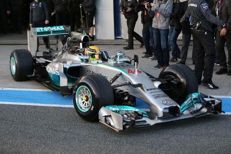 Lewis Hamilton - Mercedes - Formel 1 - Jerez-Test - 28. Januar 2014