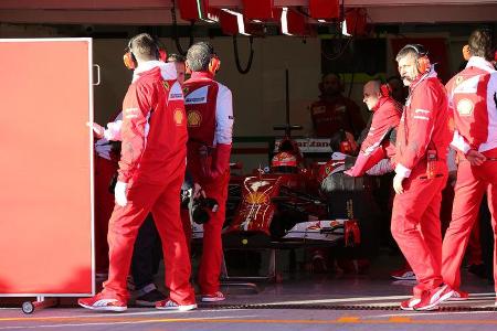 Kimi Räikkönen - Ferrari - Formel 1 - Jerez-Test - 28. Januar 2014
