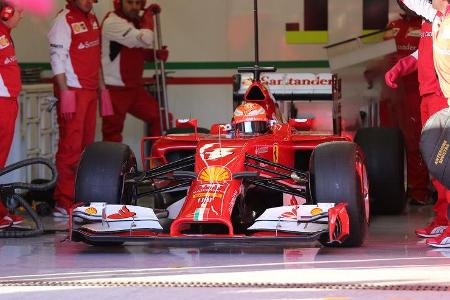 Kimi Räikkönen - Ferrari - Formel 1 - Jerez-Test - 28. Januar 2014