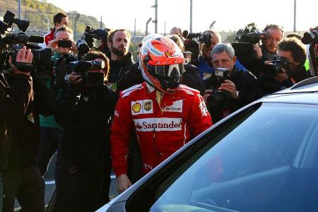 Kimi Räikkönen - Ferrari - Formel 1 - Jerez-Test - 28. Januar 2014
