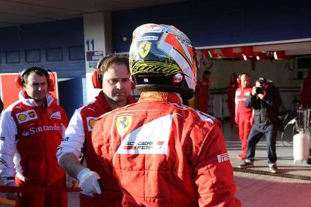 Kimi Räikkönen - Ferrari - Formel 1 - Jerez-Test - 28. Januar 2014