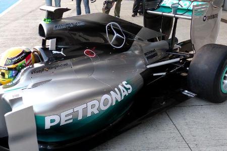 Lewis Hamilton - Mercedes - Formel 1 - Jerez-Test - 28. Januar 2014