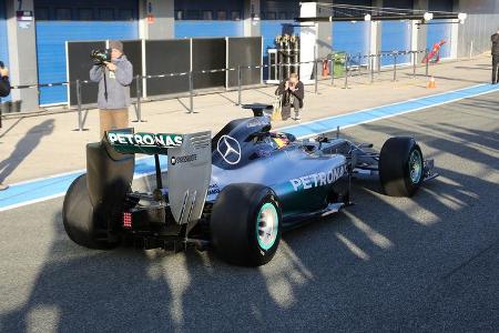 Lewis Hamilton - Mercedes - Formel 1 - Jerez-Test - 28. Januar 2014