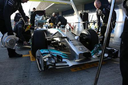 Lewis Hamilton - Mercedes - Formel 1 - Jerez-Test - 28. Januar 2014