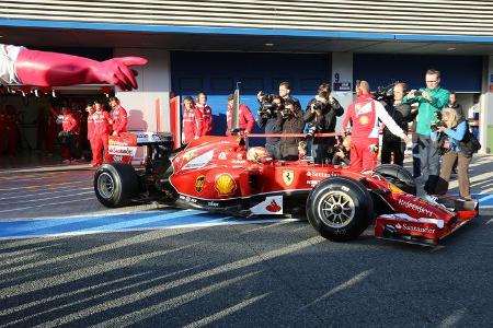Kimi Räikkönen - Ferrari - Formel 1 - Jerez-Test - 28. Januar 2014