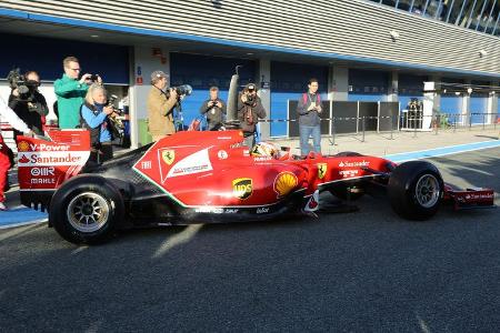 Kimi Räikkönen - Ferrari - Formel 1 - Jerez-Test - 28. Januar 2014