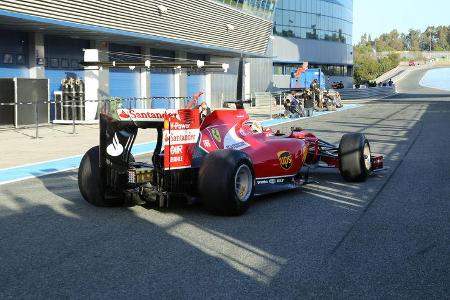 Kimi Räikkönen - Ferrari - Formel 1 - Jerez-Test - 28. Januar 2014