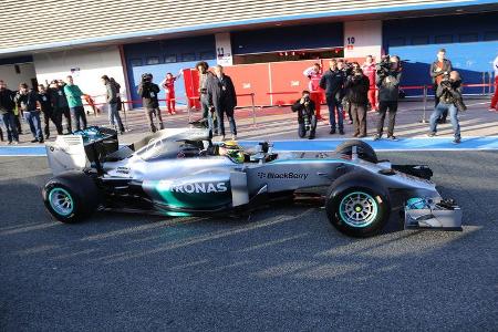 Lewis Hamilton - Mercedes - Formel 1 - Jerez-Test - 28. Januar 2014