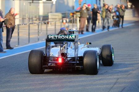 Lewis Hamilton - Mercedes - Formel 1 - Jerez-Test - 28. Januar 2014