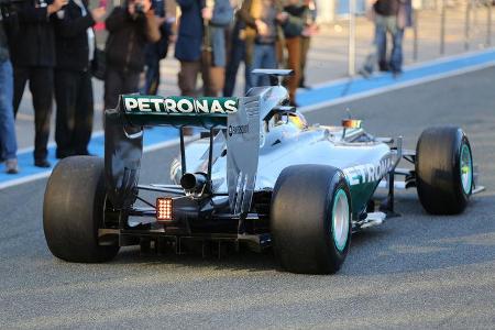 Lewis Hamilton - Mercedes - Formel 1 - Jerez-Test - 28. Januar 2014
