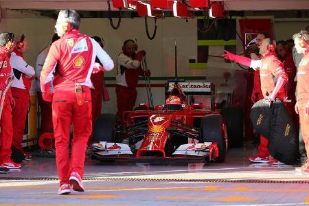 Kimi Räikkönen - Ferrari - Formel 1 - Jerez-Test - 28. Januar 2014