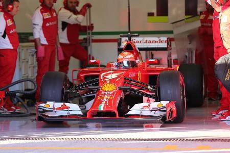 Kimi Räikkönen - Ferrari - Formel 1 - Jerez-Test - 28. Januar 2014