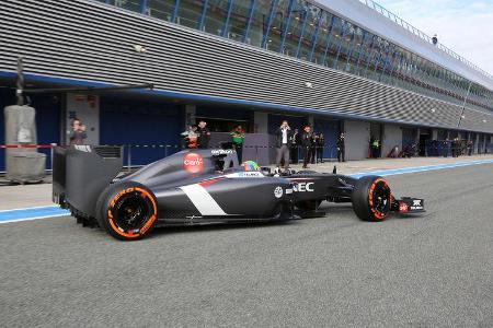 Esteban Gutierrez - Sauber - Formel 1 - Jerez-Test - 28. Januar 2014