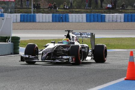 Esteban Gutierrez - Sauber - Formel 1 - Jerez-Test - 28. Januar 2014