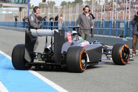 Esteban Gutierrez - Sauber - Formel 1 - Jerez-Test - 28. Januar 2014