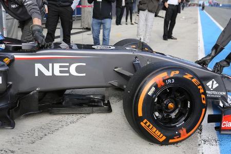 Esteban Gutierrez - Sauber - Formel 1 - Jerez-Test - 28. Januar 2014