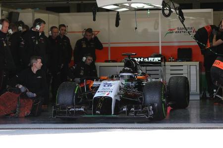 Sergio Perez - Force India - Formel 1 - Jerez-Test - 28. Januar 2014