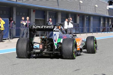 Sergio Perez - Force India - Formel 1 - Jerez-Test - 28. Januar 2014