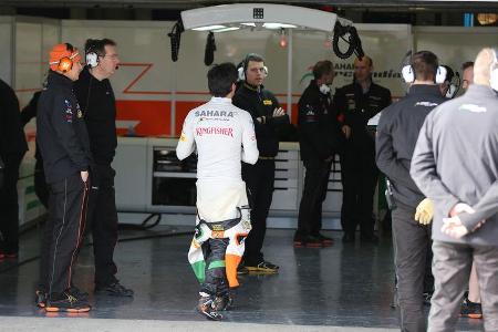 Sergio Perez - Force India - Formel 1 - Jerez-Test - 28. Januar 2014