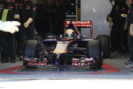 Jean-Eric Vergne - Toro Rosso - Formel 1 - Jerez-Test - 28. Januar 2014