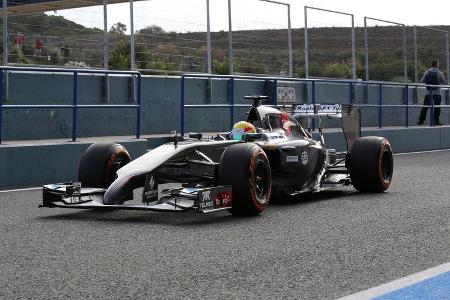 Esteban Gutierrez - Sauber - Formel 1 - Jerez-Test - 28. Januar 2014