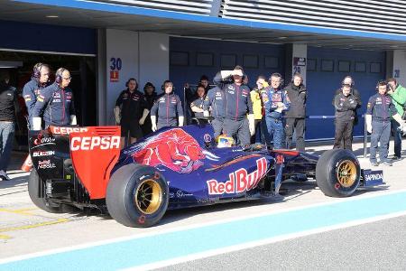 Jean-Eric Vergne - Toro Rosso - Formel 1 - Jerez-Test - 28. Januar 2014