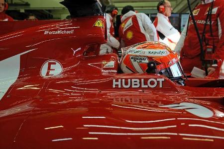 Kimi Räikkönen - Ferrari - Formel 1 - Test Jerez - 28. Januar 2014