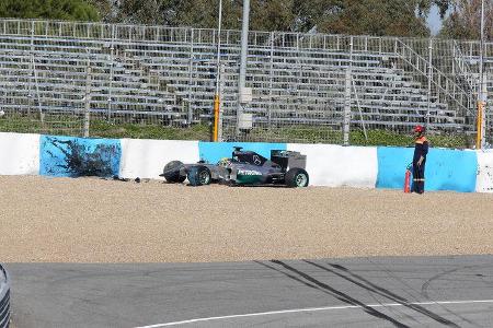 Lewis Hamilton - Mercedes - Formel 1 - Jerez-Test - 28. Januar 2014