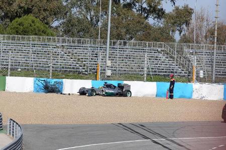 Lewis Hamilton - Mercedes - Formel 1 - Jerez-Test - 28. Januar 2014