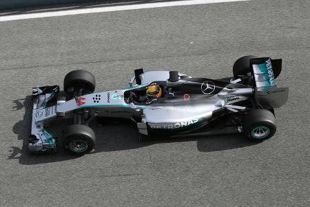 Lewis Hamilton - Mercedes - Formel 1 - Jerez-Test - 28. Januar 2014
