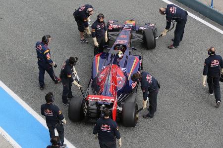 Jean-Eric Vergne - Toro Rosso - Formel 1 - Test - Jerez - 28. Januar 2014
