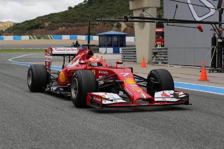 Kimi Räikkönen - Ferrari - Formel 1 - Test - Jerez - 28. Januar 2014