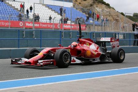 Kimi Räikkönen - Ferrari - Formel 1 - Test - Jerez - 28. Januar 2014